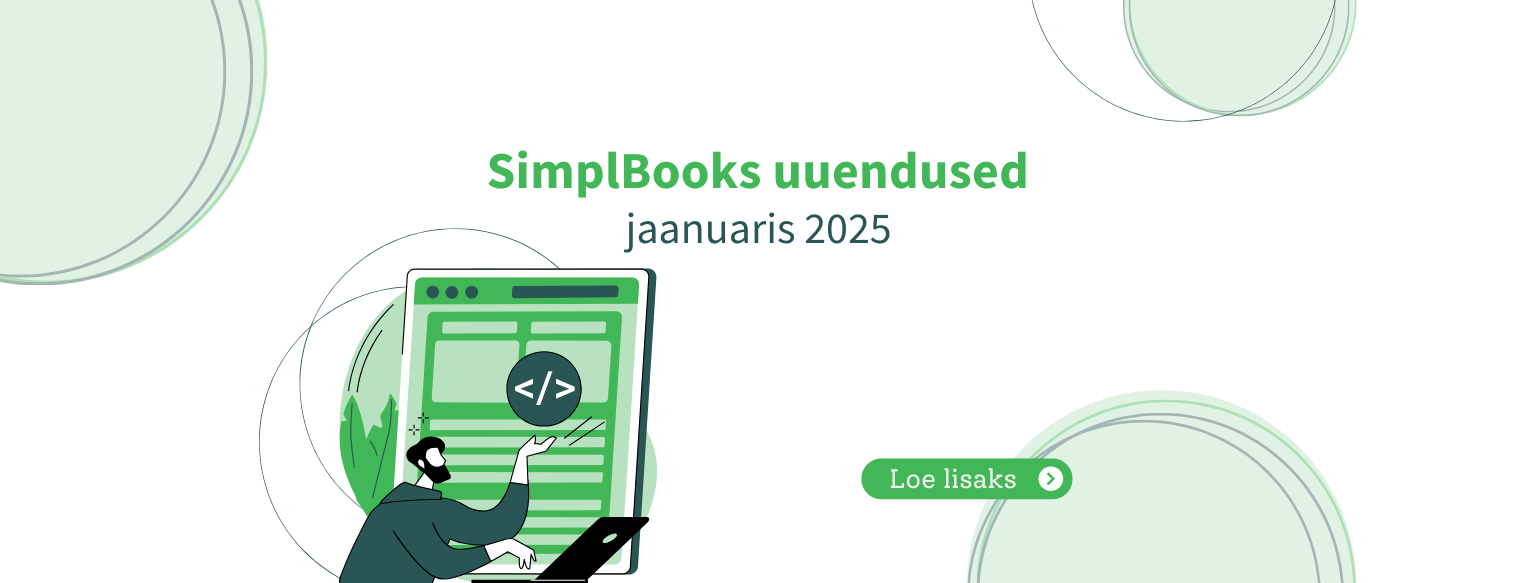 SimplBooks uuendused jaanuaris 2025